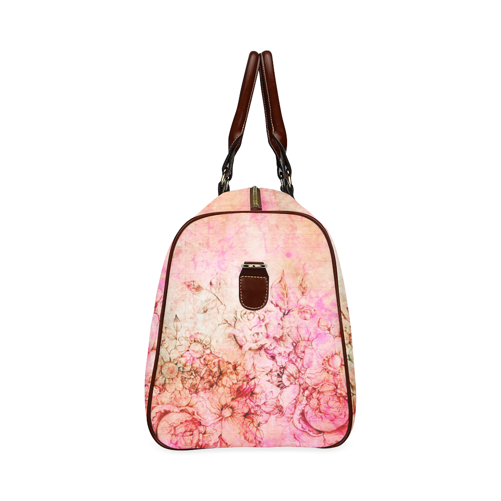 Flower Paper 1 Waterproof Travel Bag/Small (Model 1639)