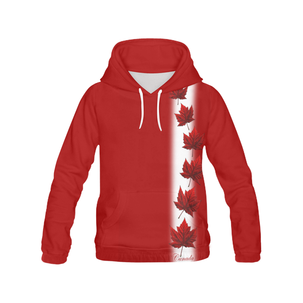 Canada Hoodies Canada Flag Souvenir Hoodies All Over Print Hoodie for Men (USA Size) (Model H13)