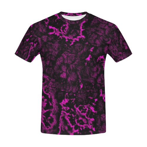Glowing Structure D by FeelGood All Over Print T-Shirt for Men (USA Size) (Model T40)