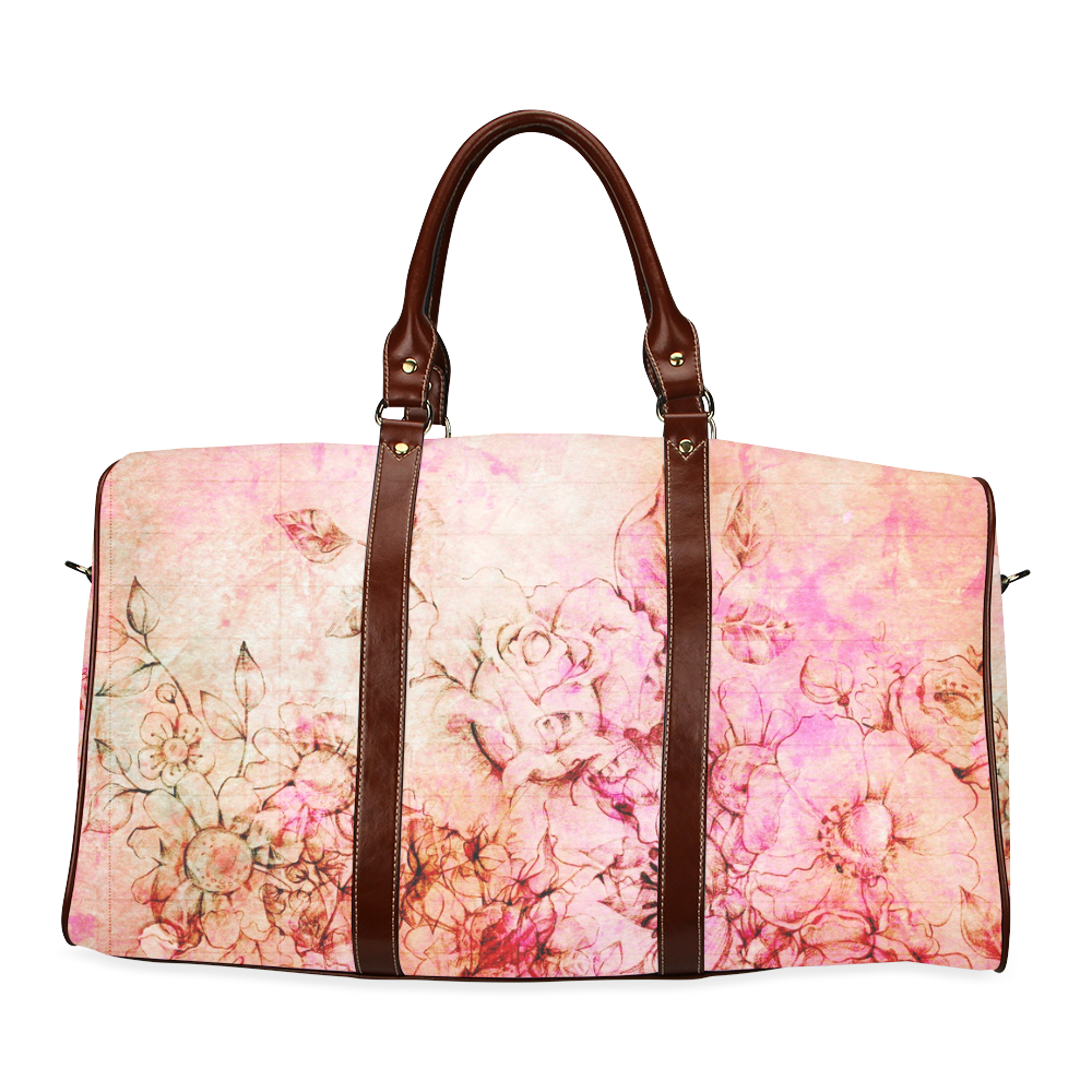 Flower Paper 1 Waterproof Travel Bag/Small (Model 1639)