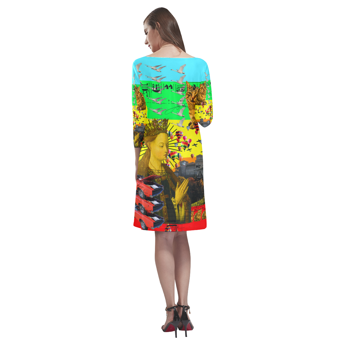 PRAYER Rhea Loose Round Neck Dress(Model D22)