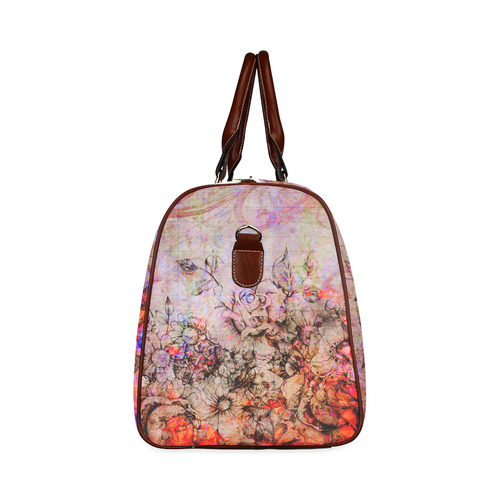 Flower Paper 5 Waterproof Travel Bag/Small (Model 1639)