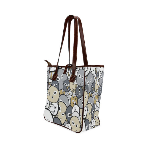 doodle monsters Classic Tote Bag (Model 1644)