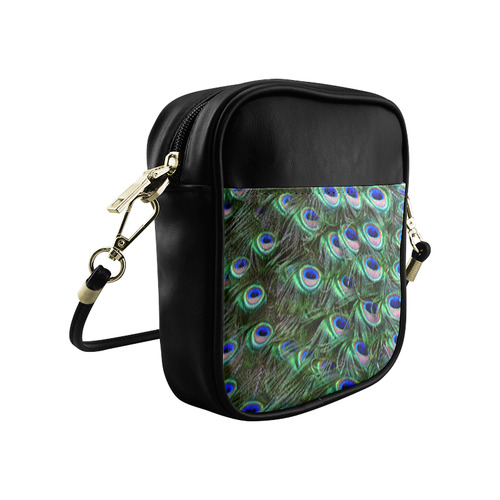 Peacock Feathers Sling Bag (Model 1627)