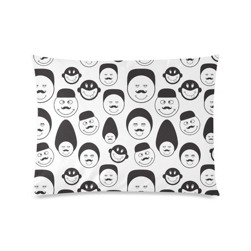 funny emotional faces Custom Picture Pillow Case 20"x26" (one side)