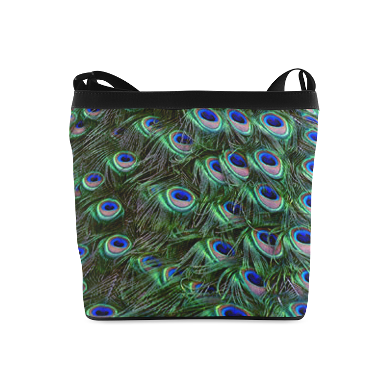 Peacock Feathers Crossbody Bags (Model 1613)