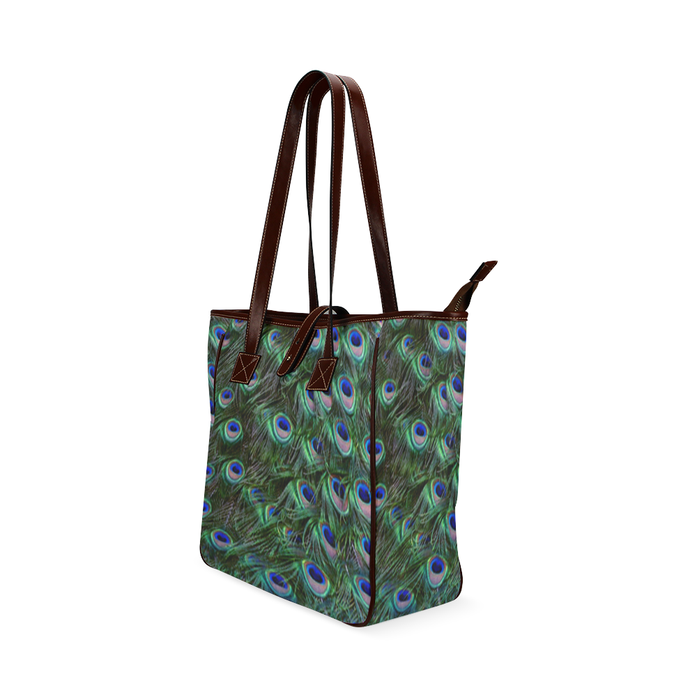 Peacock Feathers Classic Tote Bag (Model 1644)