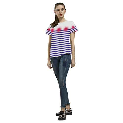 sailor my sailor All Over Print T-Shirt for Women (USA Size) (Model T40)