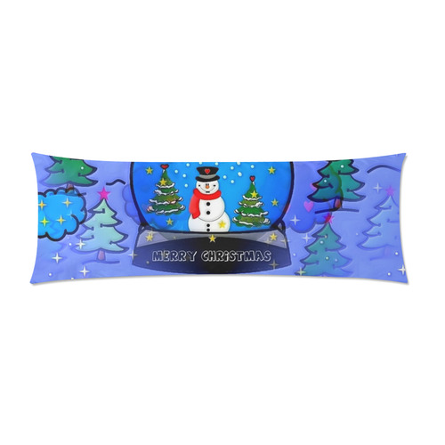 Merry Christams by Nico Bielow Custom Zippered Pillow Case 21"x60"(Two Sides)
