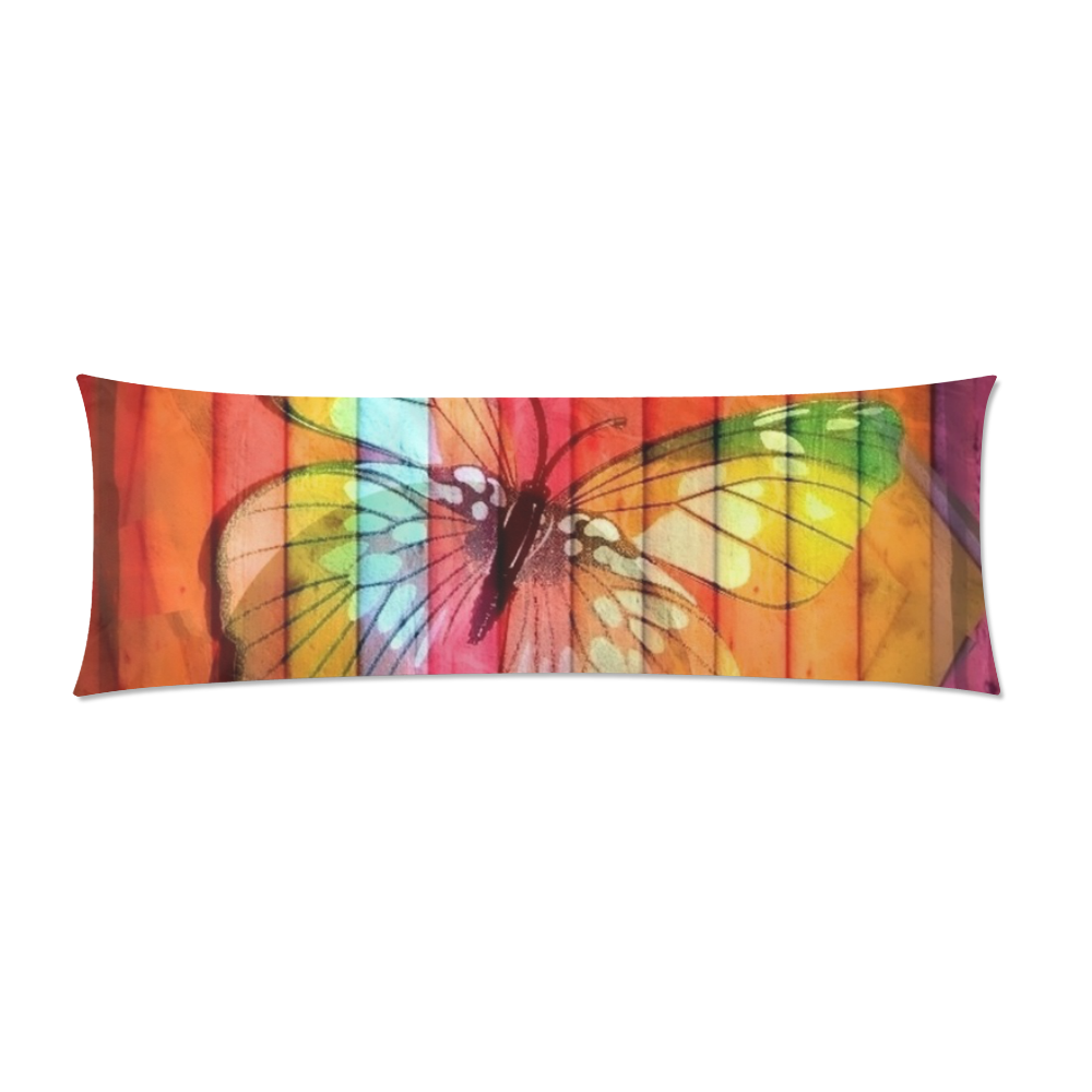 Butterfly Diner by Nico Bielow Custom Zippered Pillow Case 21"x60"(Two Sides)