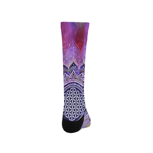 Flower Of Life Lotus Of India Galaxy Colored Trouser Socks