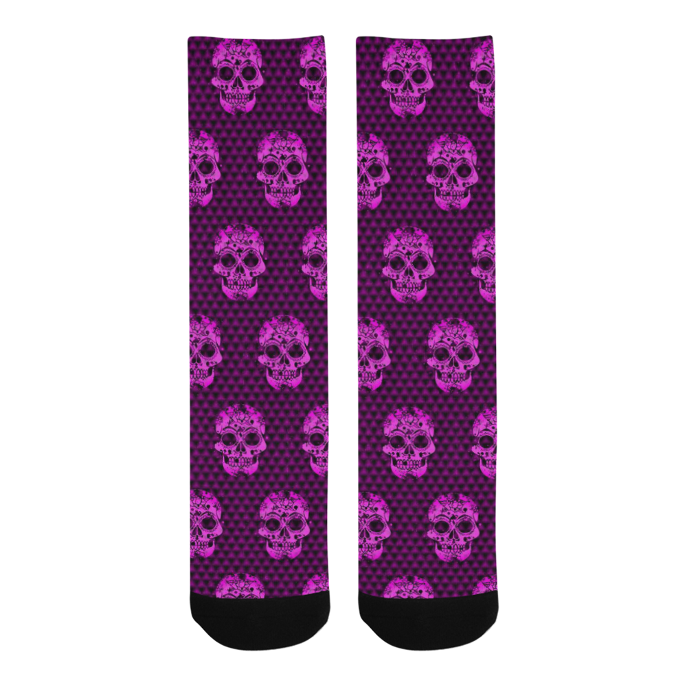 Skull pattern 517 B by JamColors Trouser Socks