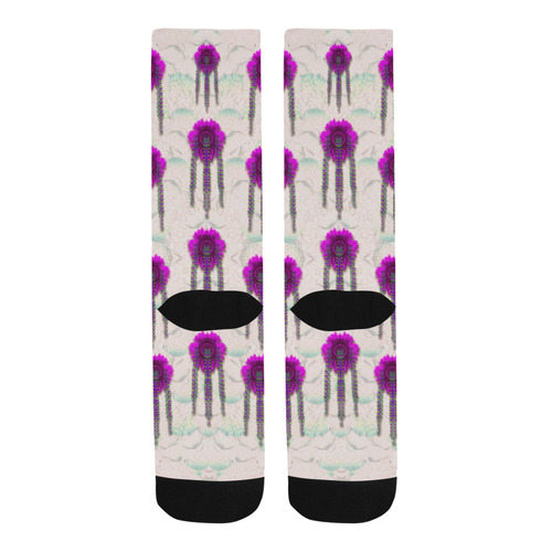 Ice Flower Pop Art Trouser Socks