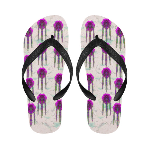 Ice Flower Pop Art Flip Flops for Men/Women (Model 040)