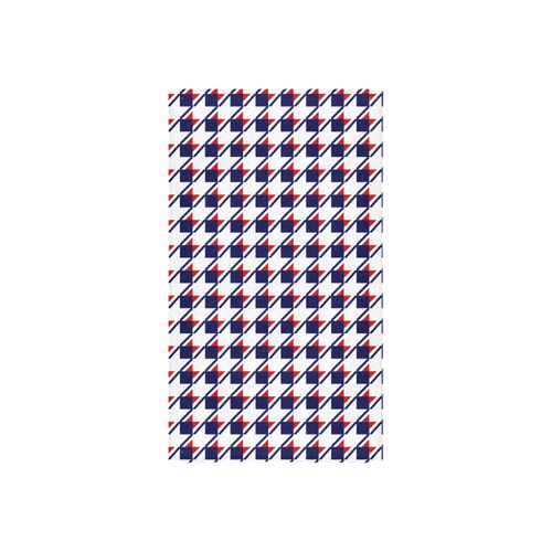 Red White Blue Houndstooth Custom Towel 16"x28"