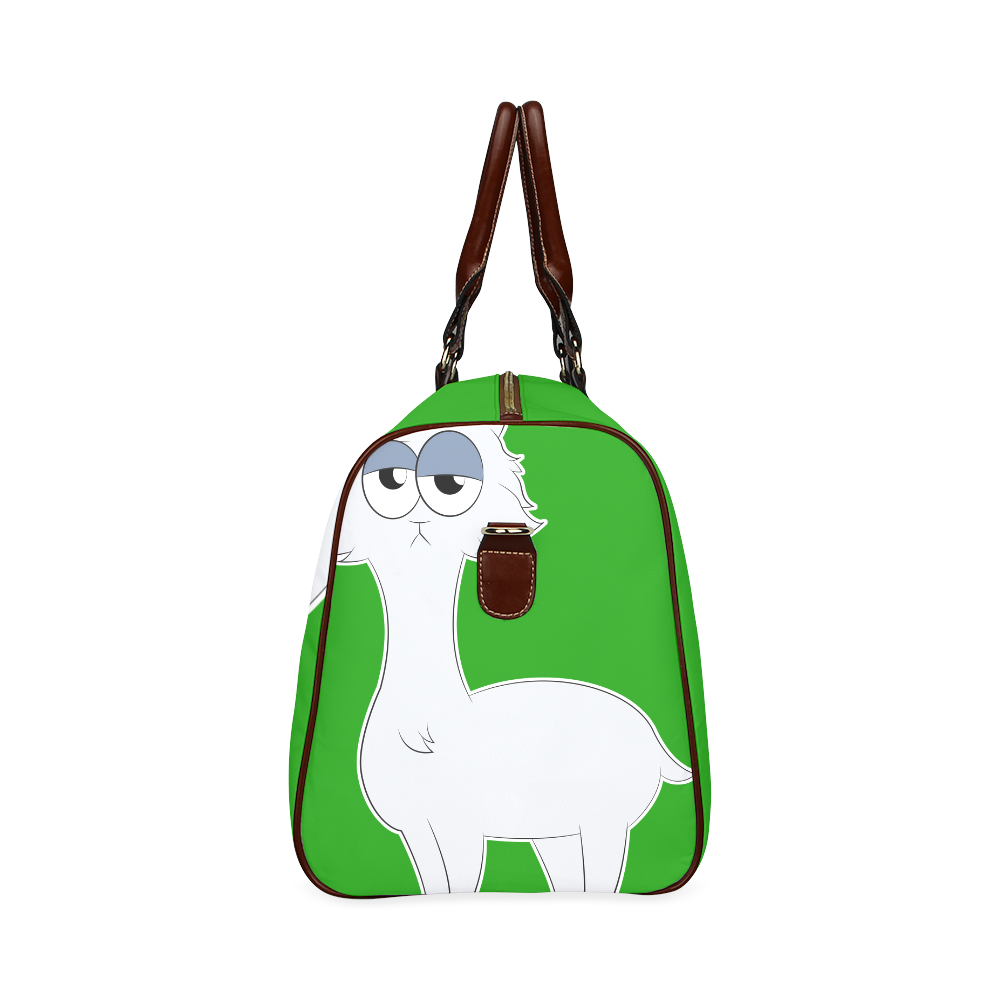 Grumpy Persian Cat Llama Waterproof Travel Bag/Small (Model 1639)