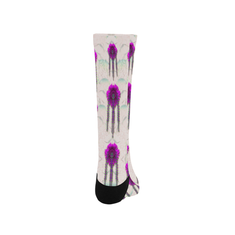 Ice Flower Pop Art Trouser Socks