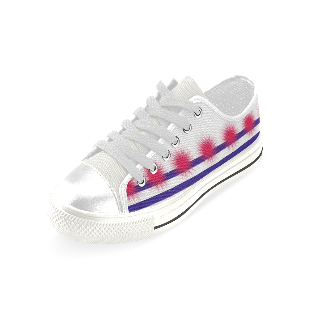 sailor my sailor Low Top Canvas Shoes for Kid (Model 018)