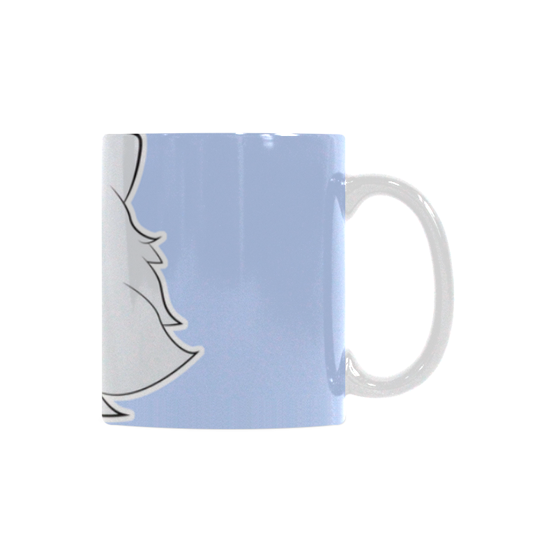 Grumpy Persian Cat Llama White Mug(11OZ)