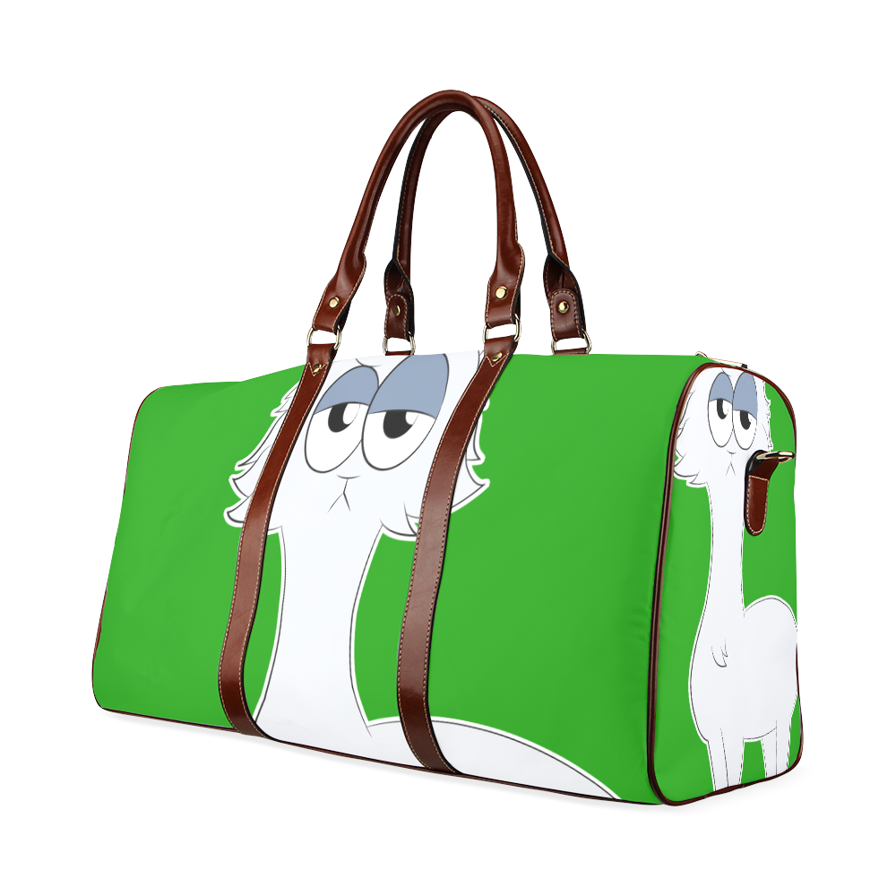 Grumpy Persian Cat Llama Waterproof Travel Bag/Small (Model 1639)