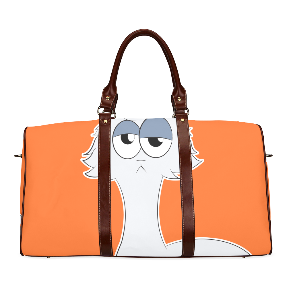 Grumpy Persian Cat Llama Waterproof Travel Bag/Small (Model 1639)