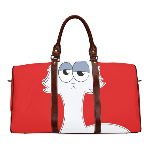 Grumpy Persian Cat Llama Waterproof Travel Bag/Small (Model 1639)