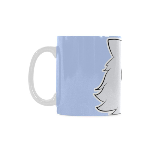 Grumpy Persian Cat Llama White Mug(11OZ)