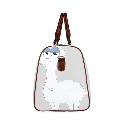 Grumpy Persian Cat Llama Waterproof Travel Bag/Small (Model 1639)