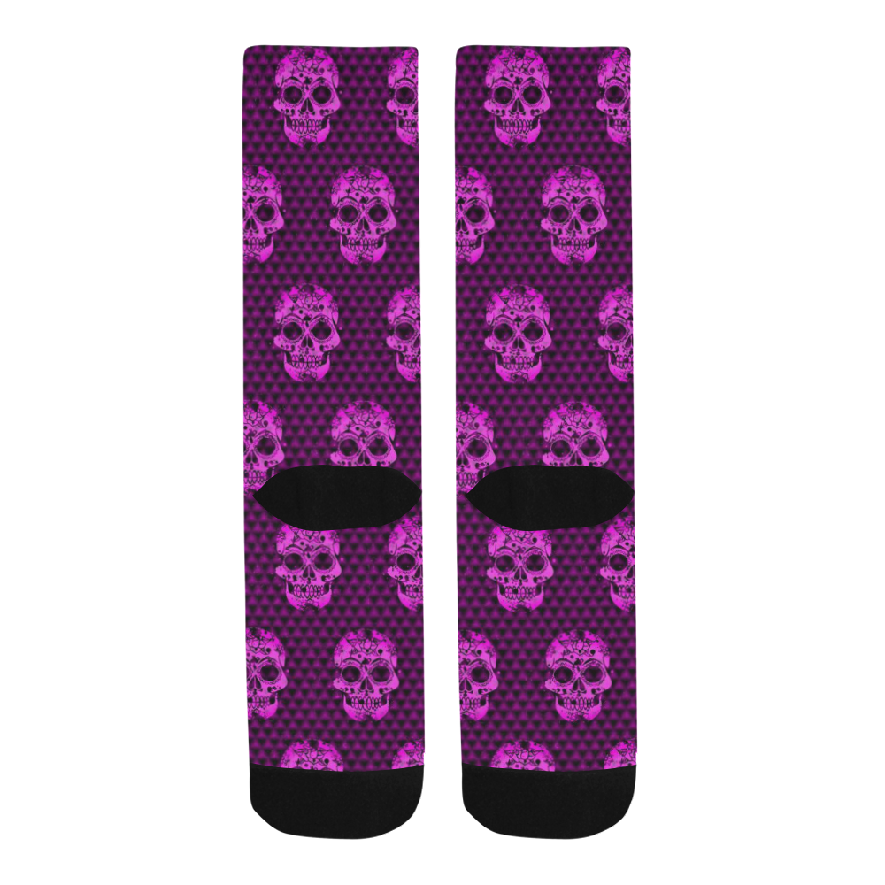 Skull pattern 517 B by JamColors Trouser Socks