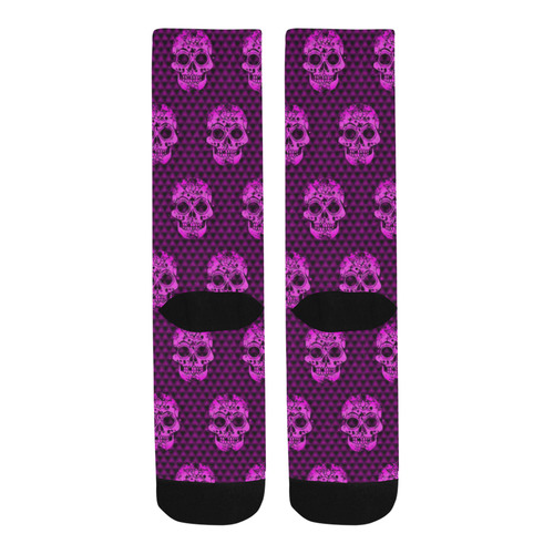 Skull pattern 517 B by JamColors Trouser Socks