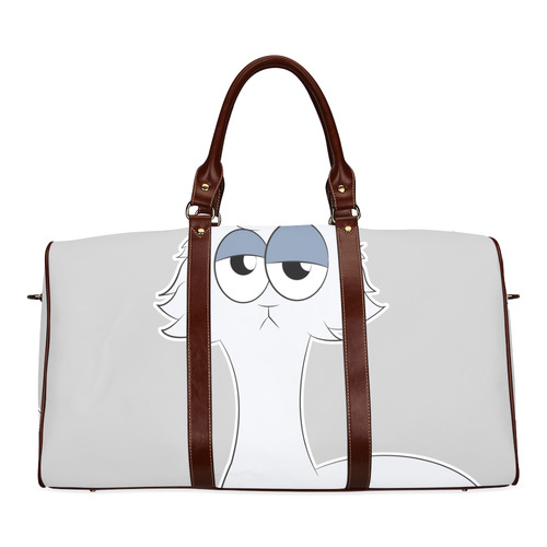 Grumpy Persian Cat Llama Waterproof Travel Bag/Small (Model 1639)