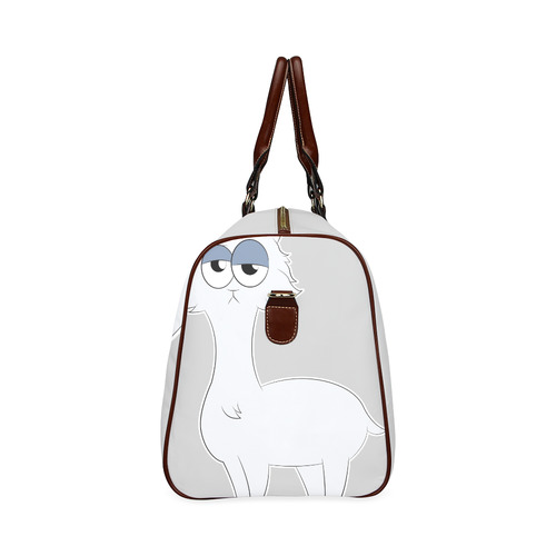 Grumpy Persian Cat Llama Waterproof Travel Bag/Small (Model 1639)