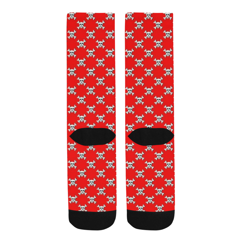 Red skull Trouser Socks