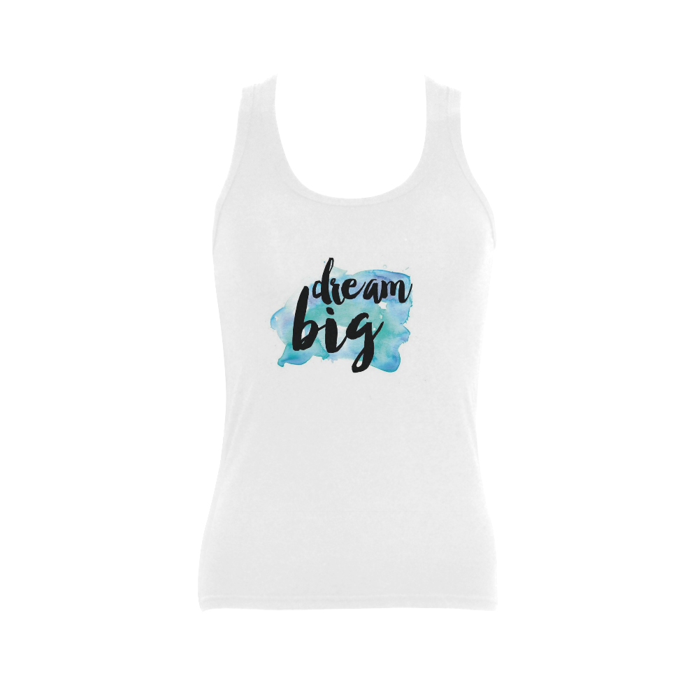 dream big Women's Shoulder-Free Tank Top (Model T35)