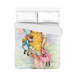 My Dollies and Me by the Sea Duvet Cover 86"x70" ( All-over-print)