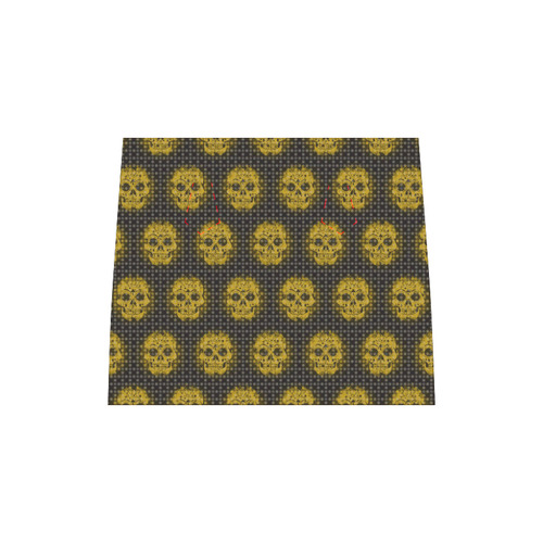 skulls and dotts,golden by JamColors Boston Handbag (Model 1621)