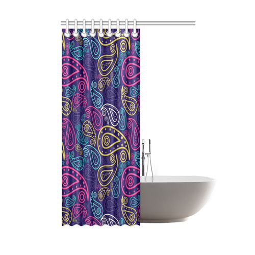 Paisley Shower Curtain 48 X72 Id, Purple Paisley Shower Curtain