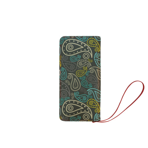 paisley art Women's Clutch Wallet (Model 1637)