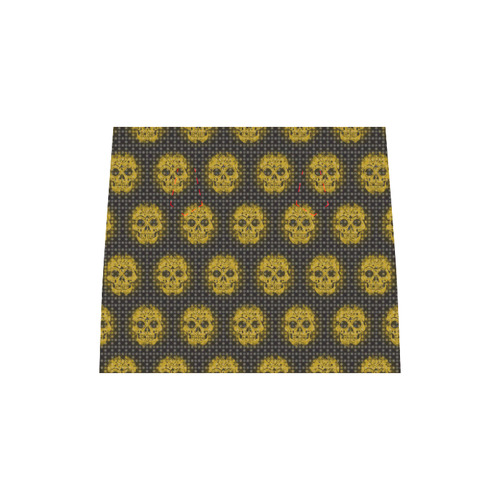 skulls and dotts,golden by JamColors Boston Handbag (Model 1621)