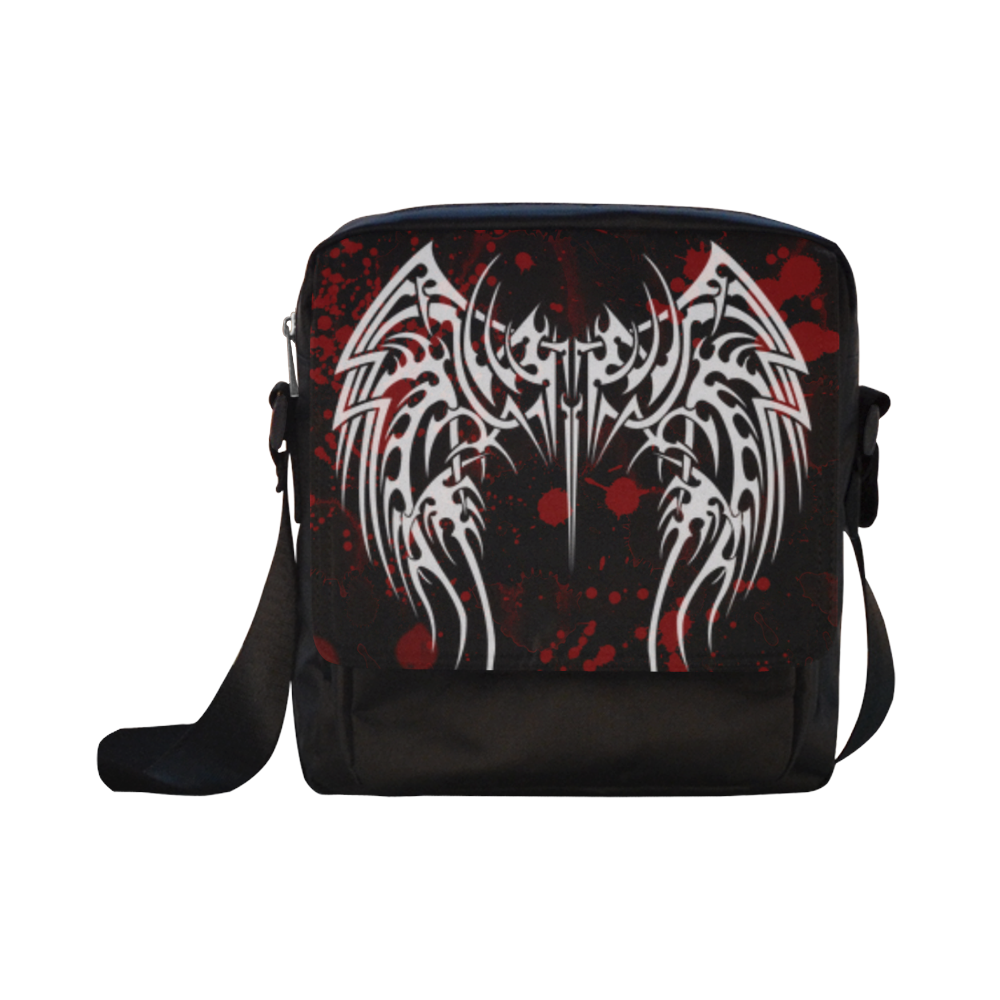 Tribal Demon Wings Goth Art Crossbody Nylon Bags (Model 1633)