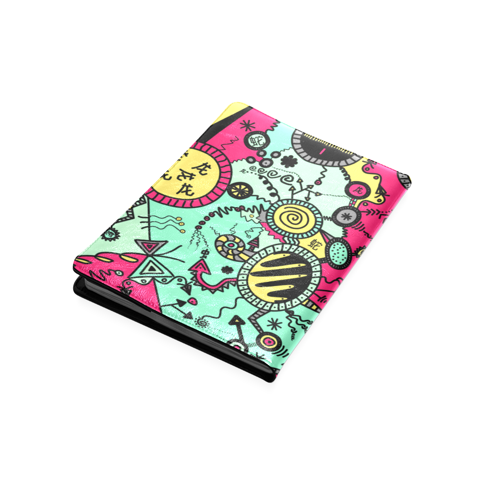 Comic Doodle Illustration in Colour Custom NoteBook B5