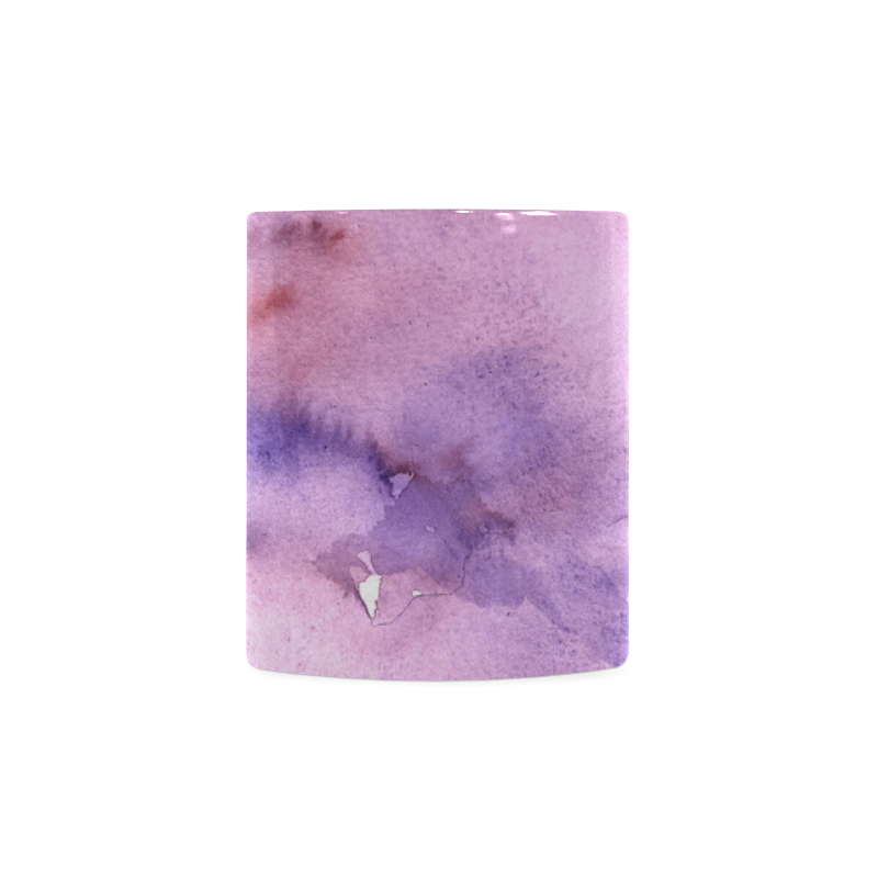 purple red watercolor White Mug(11OZ)