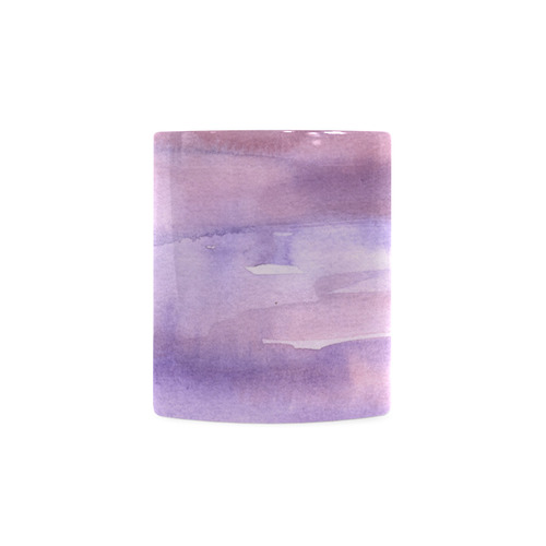 pink purple watercolor White Mug(11OZ)