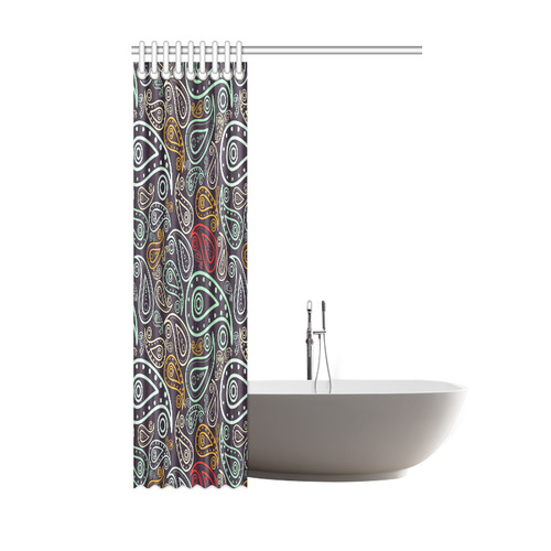 colorful paisley Shower Curtain 48"x72"