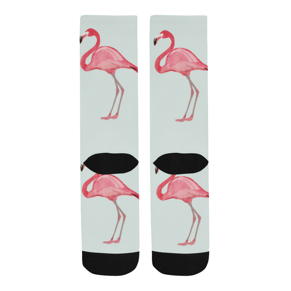 Green Flamingo Trouser Socks