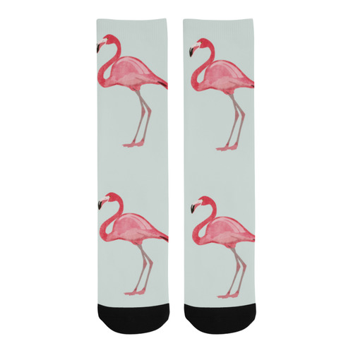 Green Flamingo Trouser Socks