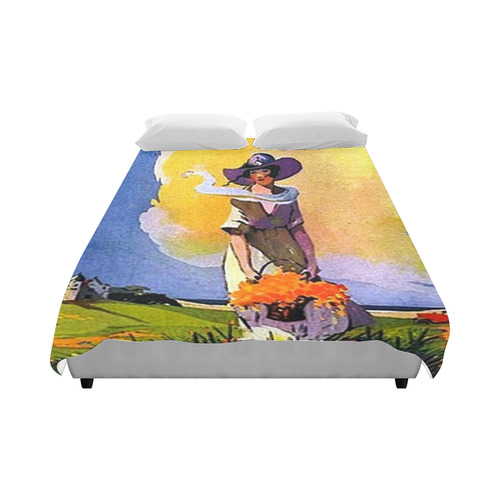 Lady by the Sea Duvet Cover 86"x70" ( All-over-print)
