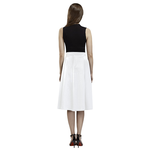 Luxury Summer skirt / ORANGE 2017 Collection Aoede Crepe Skirt (Model D16)