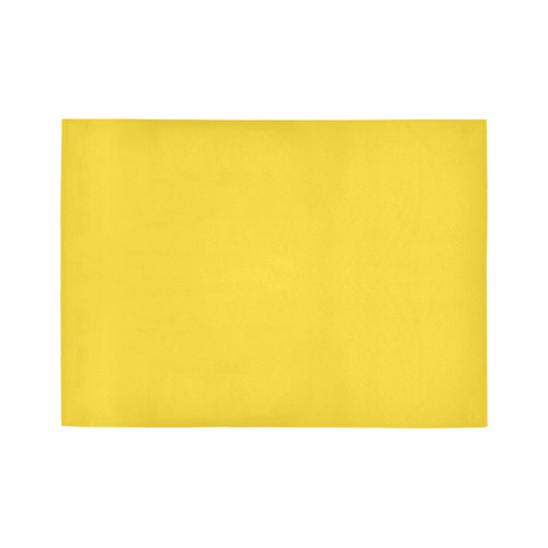 Vibrant Yellow Area Rug7'x5'