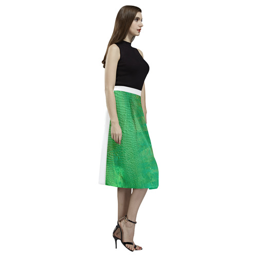 Luxury Leguan ladies Skirt : WILD GREEN 2017 Collection Aoede Crepe Skirt (Model D16)